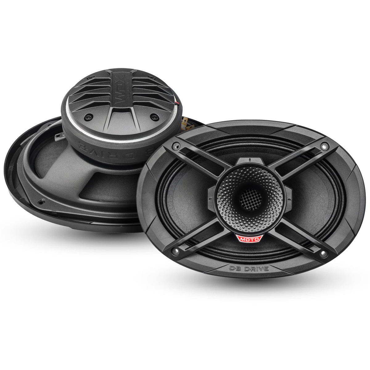 DB Drive WDX69MOTO-CD: 6x9 in. Moto 2-Way Loudspeakers W/Back mounted Compression Driver