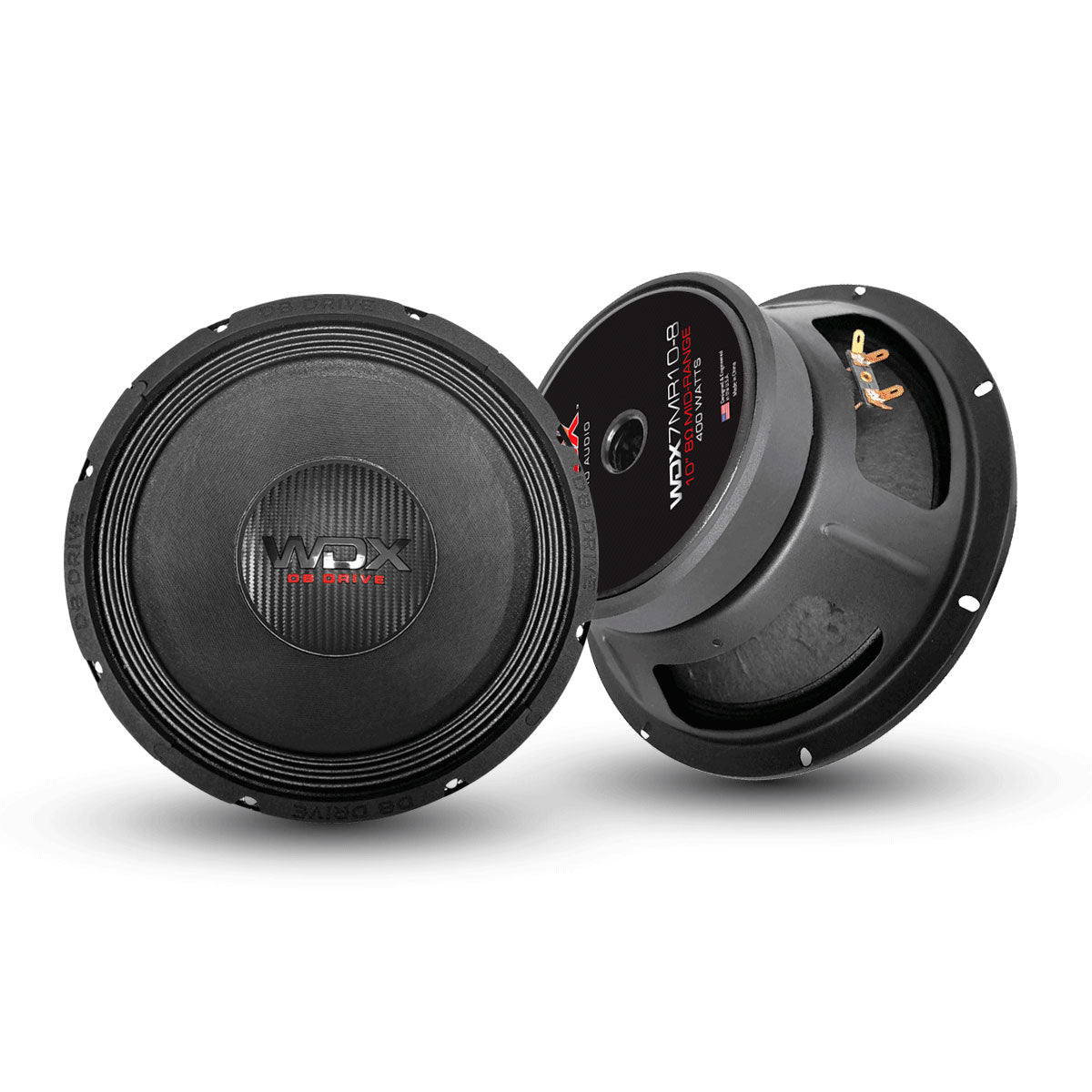 DB Drive WDX7MR10-8 : WDX 7 Series 10 in. PRO Audio Midrange (8-Ohm)