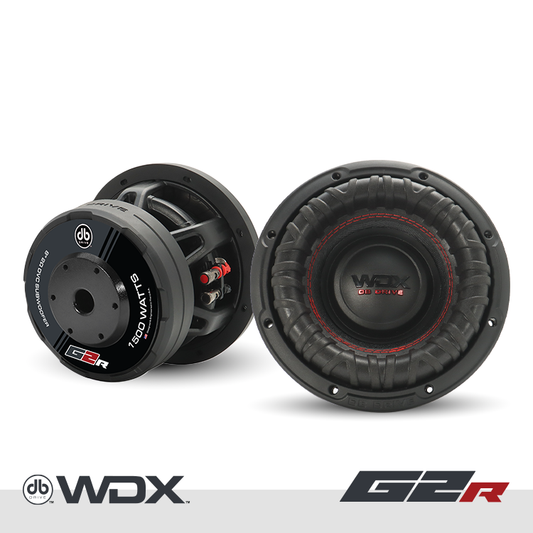 DB Drive WDX8G2R.2 : 8 in. Dual 2-Ohm Subwoofer