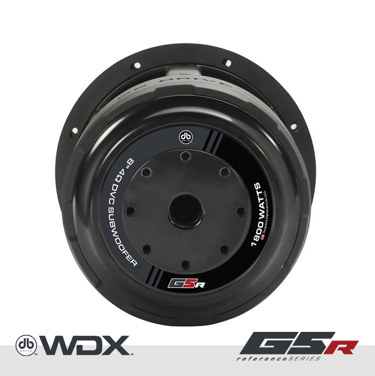 DB Drive WDX8G5R.4 : 8 in.  Dual 4-Ohm Subwoofer