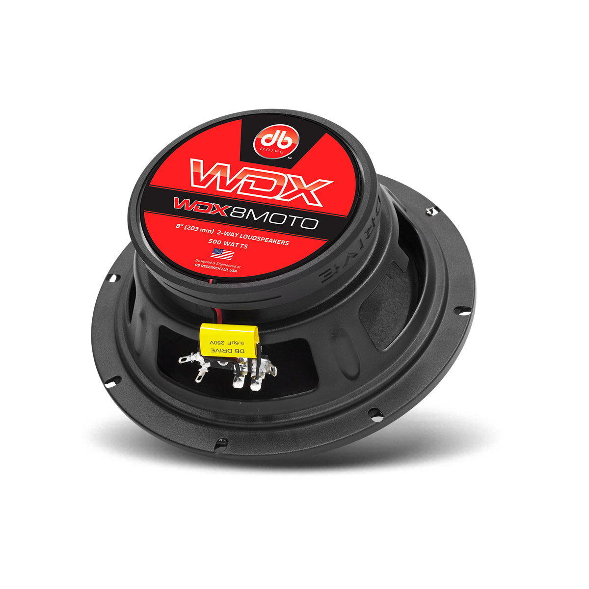 DB Drive WDX8MOTO : 8 in. Moto 2-Way Motorcycle Loudspeakers
