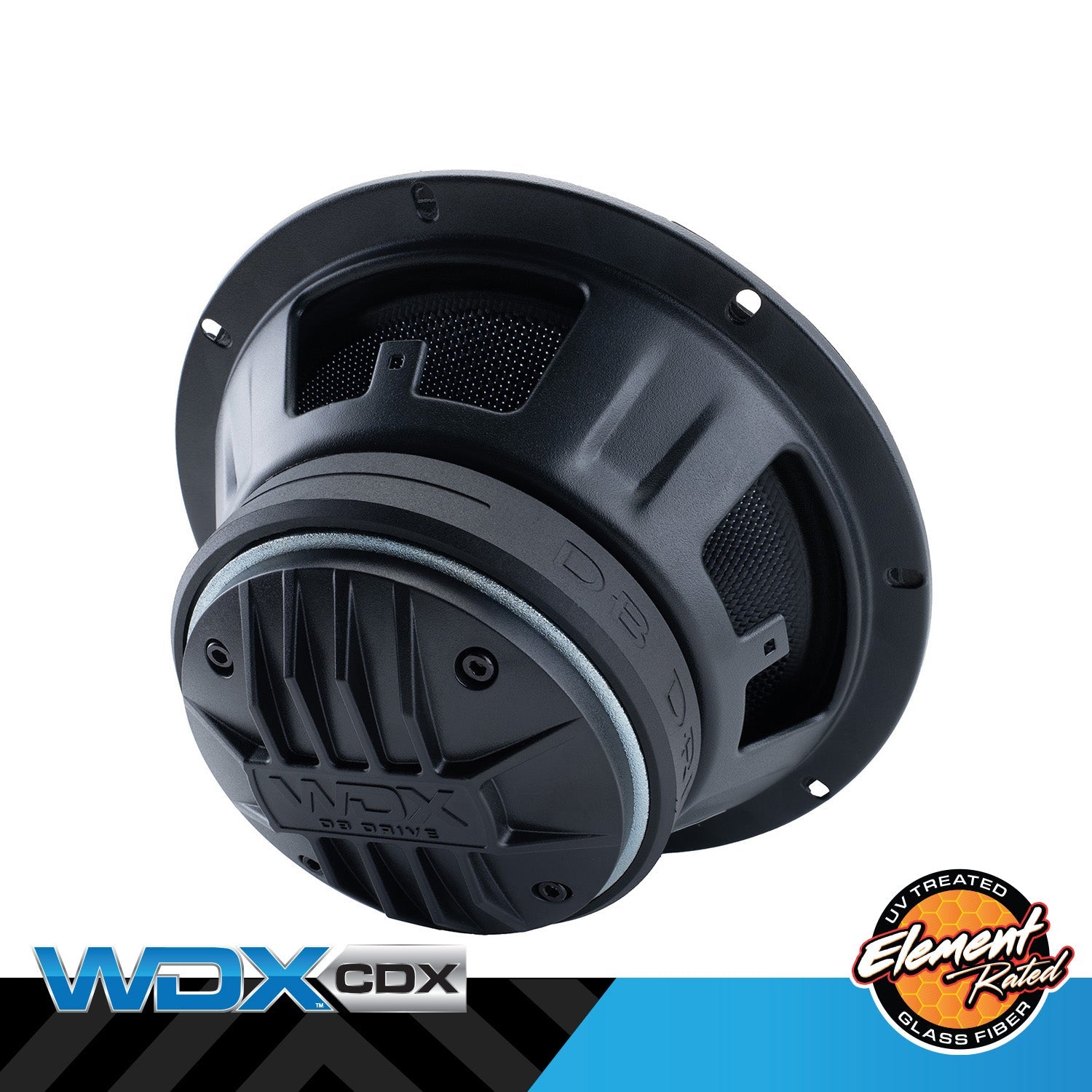 DB Drive WDX8MOTO-CDX 8-inch 2-Way Weather-Resistant Loudspeaker with Compression Driver