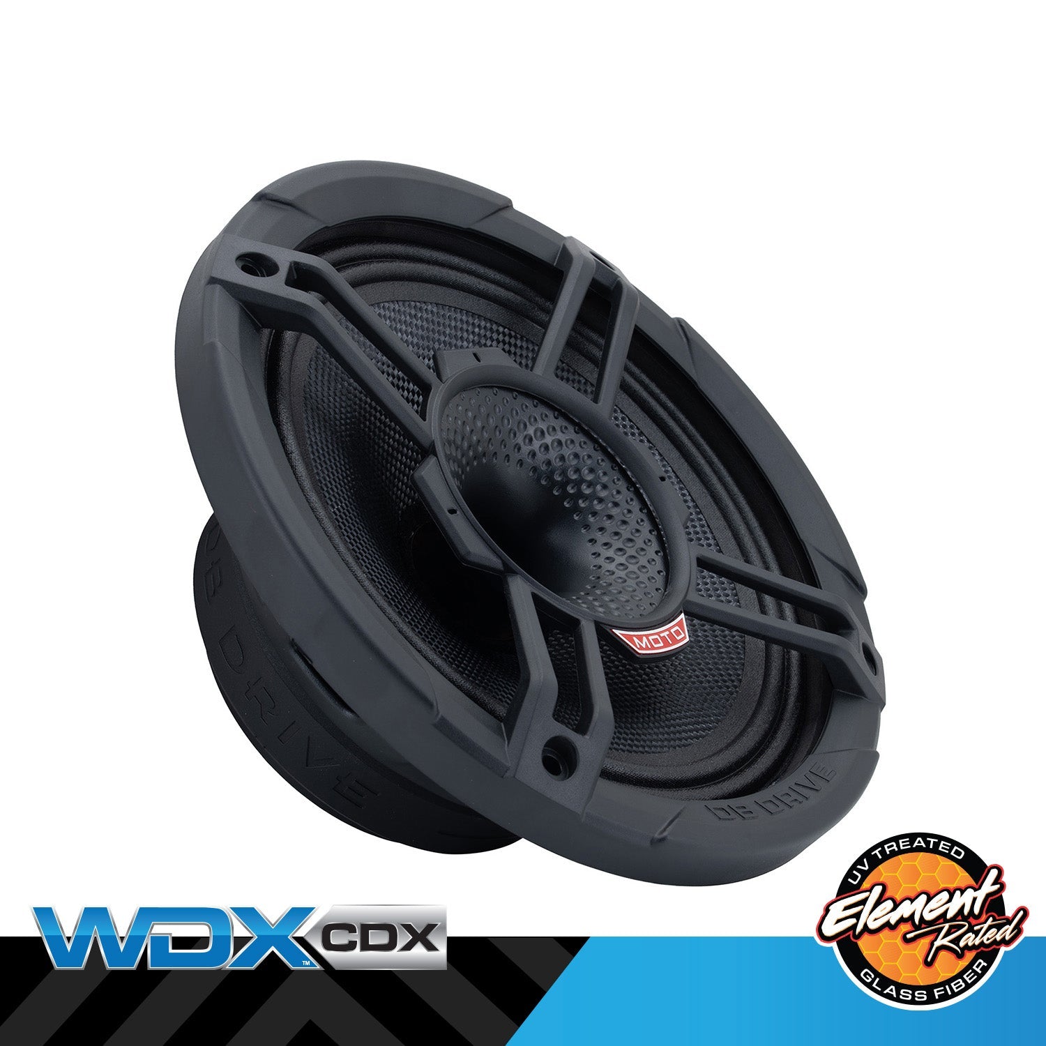 DB Drive WDX8MOTO-CDX 8-inch 2-Way Weather-Resistant Loudspeaker with Compression Driver