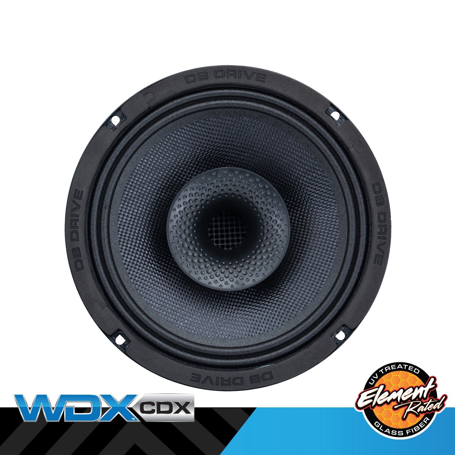 DB Drive WDX8MOTO-CDX 8-inch 2-Way Weather-Resistant Loudspeaker with Compression Driver