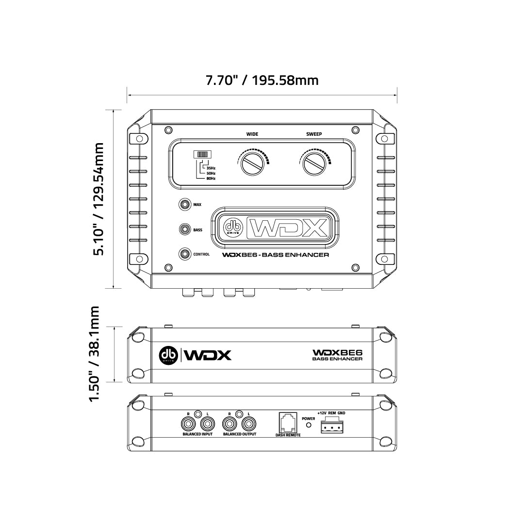 DB Drive WDXBE6 : Digital Bass Enhancer