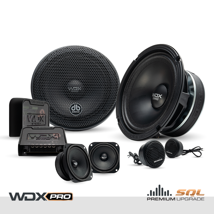 DB Drive WDX P65C3 : WDX PRO 6.5 in. 3-Way Component Loudspeaker