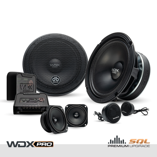 DB Drive WDX P65C3 : WDX PRO 6.5 in. 3-Way Component Loudspeaker