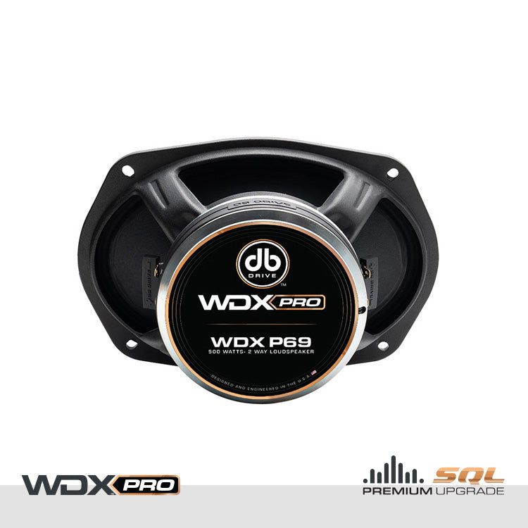 DB Drive WDX P69 PRO 6x9 Inch 2-Way Coaxial Car Audio Loudspeakers Pair