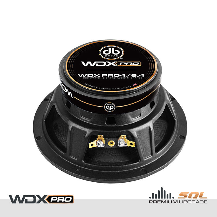 DB Drive WDXPRO4/6.4 : 6.5 in. Wide Frequency Range - Pro Audio Midrange/1 Pair