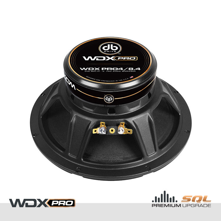 DB Drive WDXPRO4/8.4 : 8 in. Wide Frequency Range - Pro Audio Midrange/1 Pair