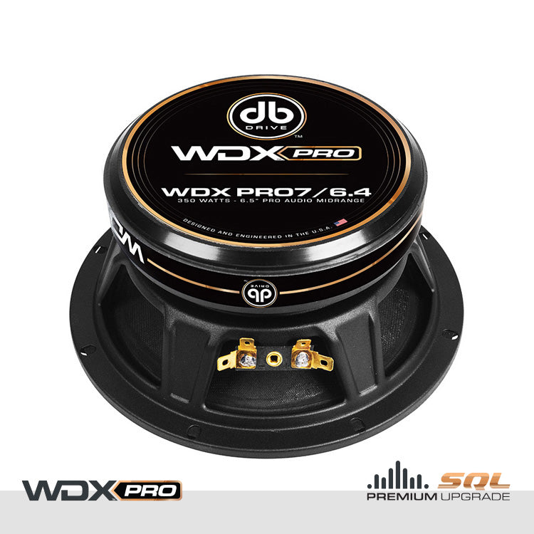 DB Drive WDXPRO7/6.4 : 6.5 in. Wide Frequency Range - Pro Audio Midrange/1 Pair