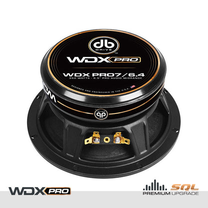 DB Drive WDXPRO7/6.4 : 6.5 in. Wide Frequency Range - Pro Audio Midrange/1 Pair