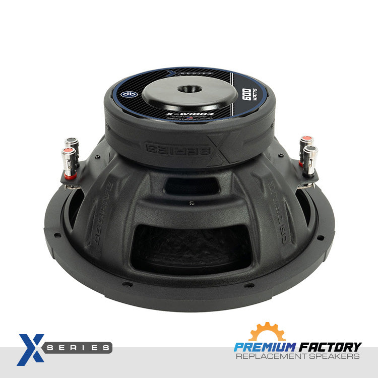 DB Drive X-W10D4 : X-Series 10 in. Dual 4-Ohm Subwoofer