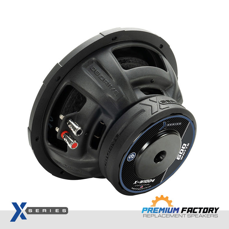 DB Drive X-W10D4 : X-Series 10 in. Dual 4-Ohm Subwoofer