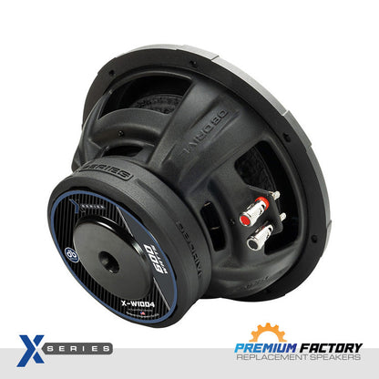 DB Drive X-W10D4 : X-Series 10 in. Dual 4-Ohm Subwoofer