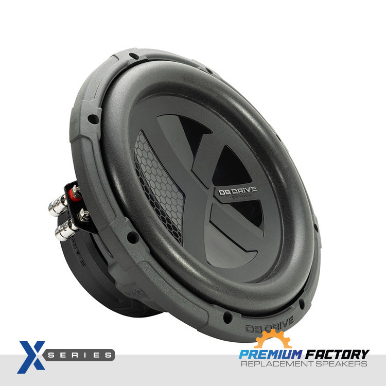 DB Drive X-W10D4 : X-Series 10 in. Dual 4-Ohm Subwoofer