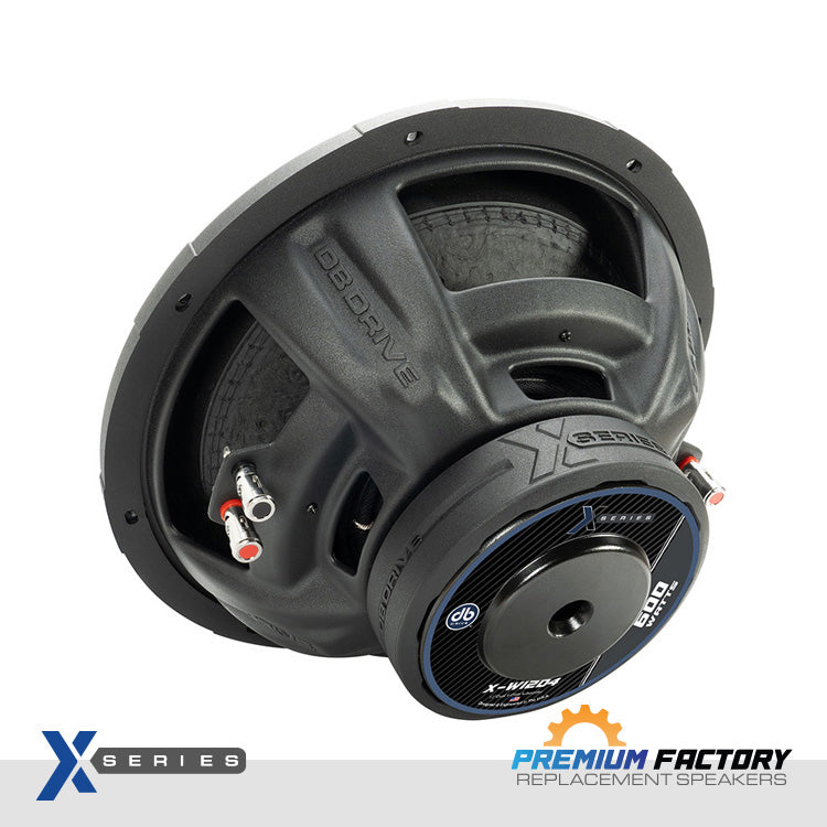 DB Drive X-W12D4 : X-Series 12 in. Dual 4-Ohm Subwoofer