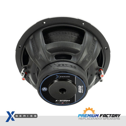 DB Drive X-W12D4 : X-Series 12 in. Dual 4-Ohm Subwoofer