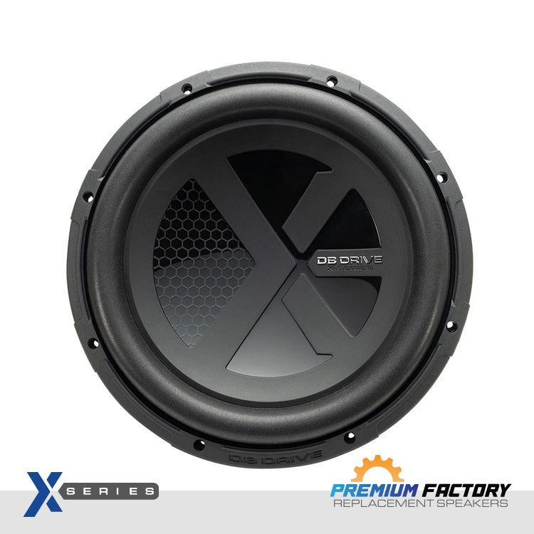 DB Drive X-W12D4 : X-Series 12 in. Dual 4-Ohm Subwoofer