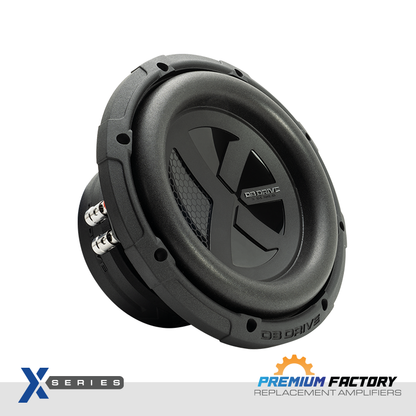 DB Drive X-W8D4 : X-Series 8 in. Dual 4-Ohm Subwoofer