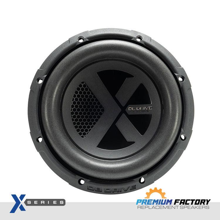 DB Drive X-W8D4 : X-Series 8 in. Dual 4-Ohm Subwoofer