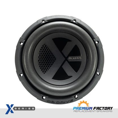 DB Drive X-W8D4 : X-Series 8 in. Dual 4-Ohm Subwoofer