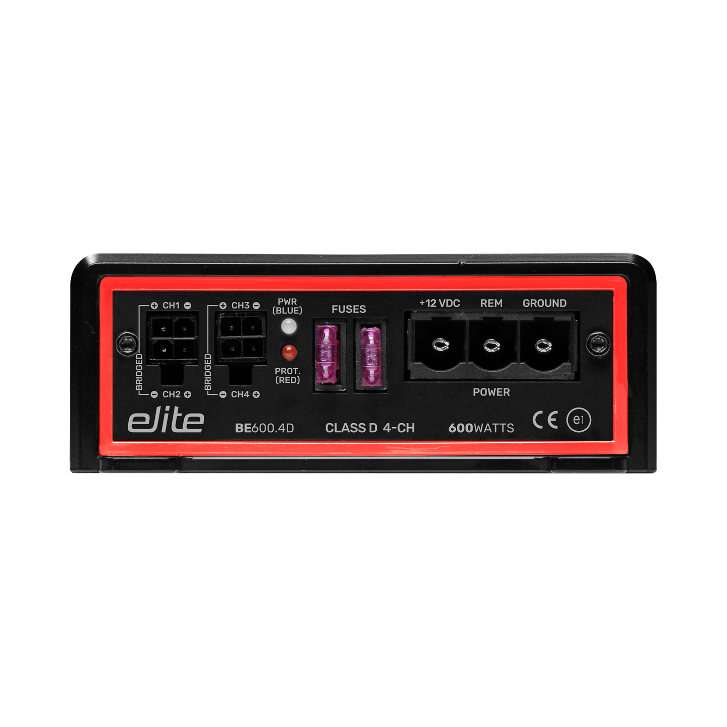 AUTOMOTIVE Elite BE600.4D Powerful 4-Channel Class D Car Audio Amplifier