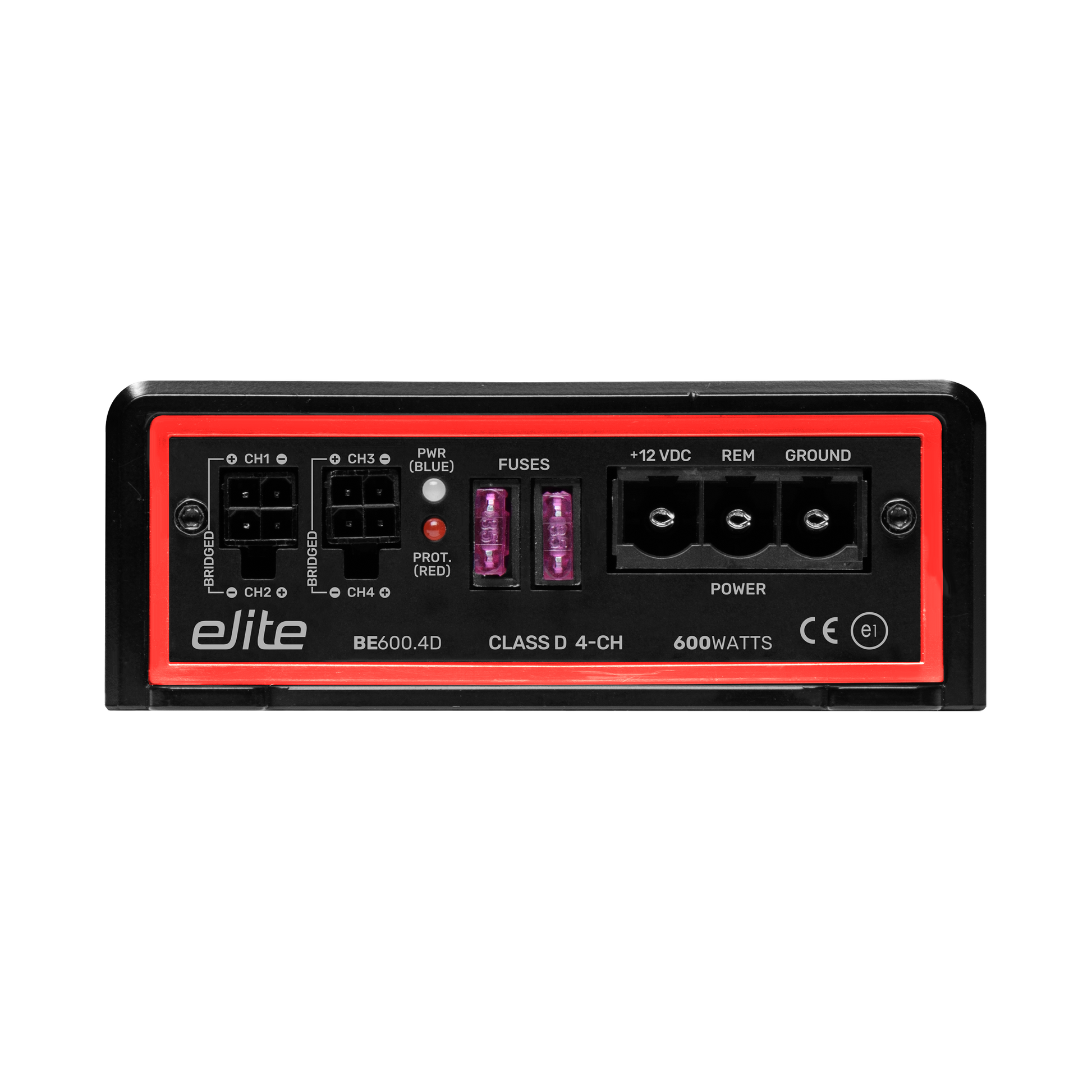 AUTOMOTIVE Elite BE600.4D Powerful 4-Channel Class D Car Audio Amplifier