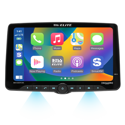 AUTOMOTIVE BE14ACP.WXC 14-inch Wireless Apple CarPlay Android Auto Single-DIN Receiver