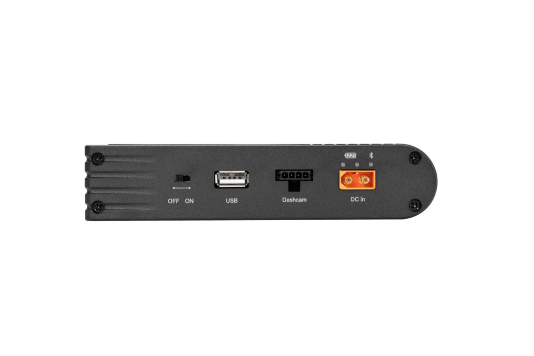 Back view of a BlackVue device on a white background