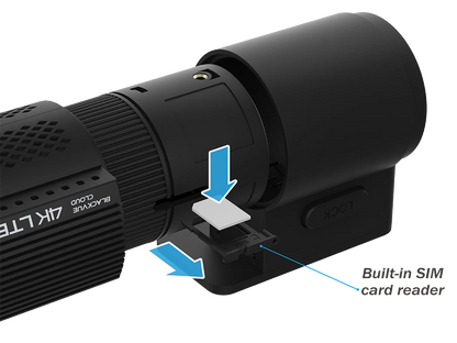 BlackVue DR970X-2CH-LTE-PLUS II 4K GPS WiFi Dash Cam w/ Built-In 4G-LTE For Front/Rear