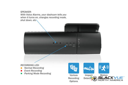 BlackVue DR590X-2CH Dual Lens Dash Cam with WiFi