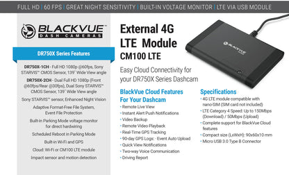 BlackVue LTE Module With 4G SIM Card Included | CM100GLTE-NA