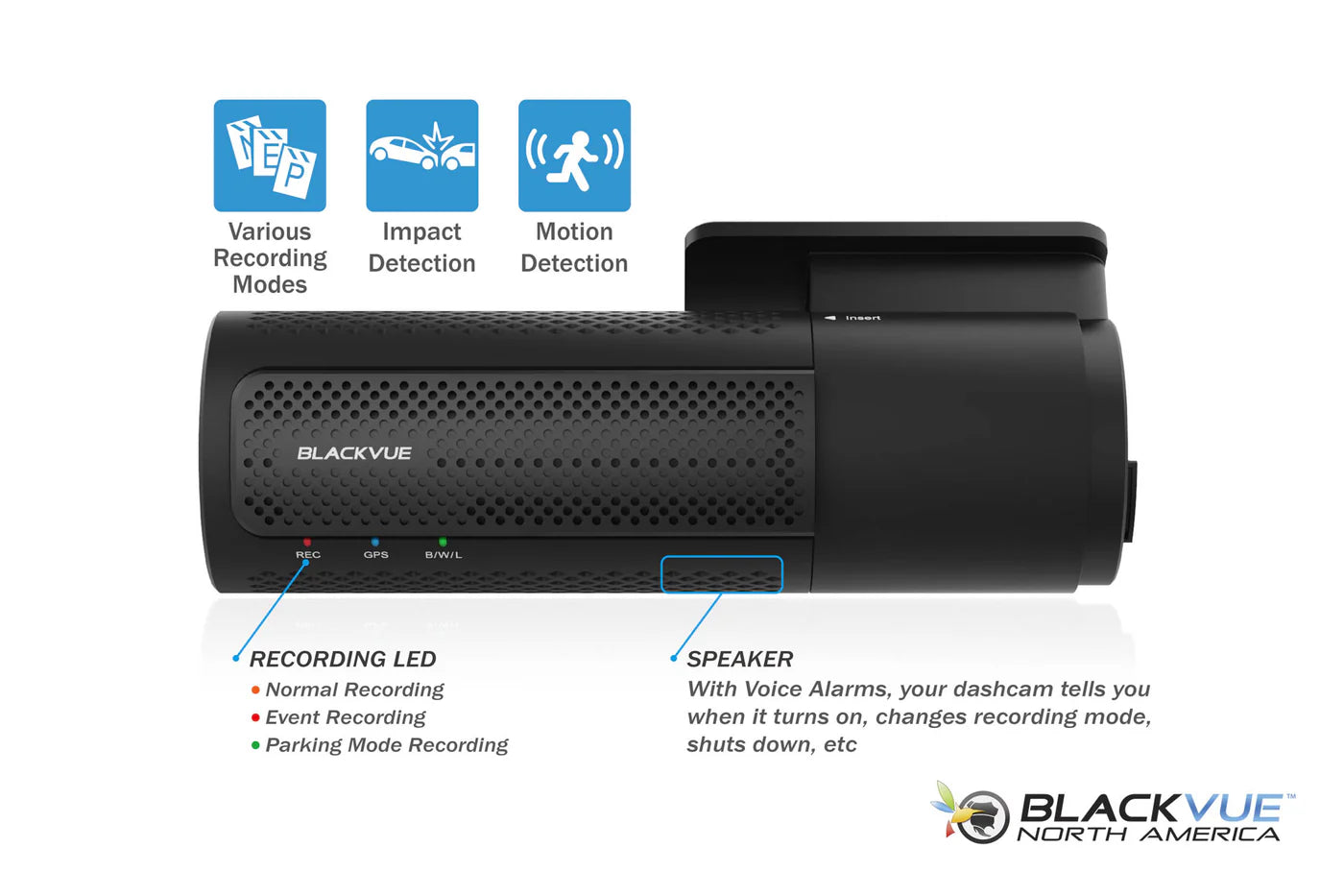 BlackVue DR770X-2CH-LTE 1080p LTE Front + Rear Dash Cam With SIM Card