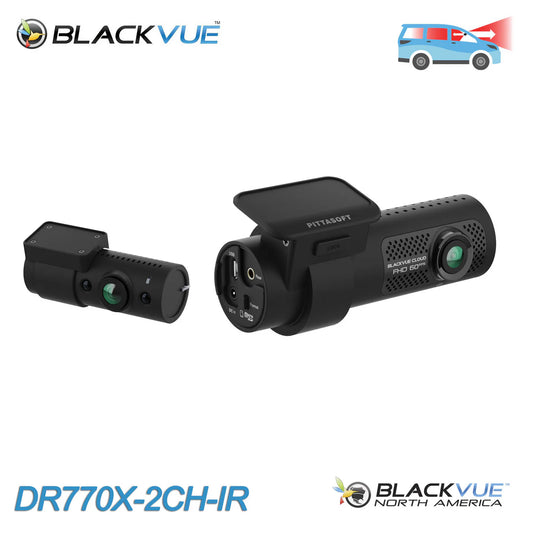 BlackVue DR770X-2CH-IR Front and Interior 1080p Full HD Cloud-Ready Dash Cam
