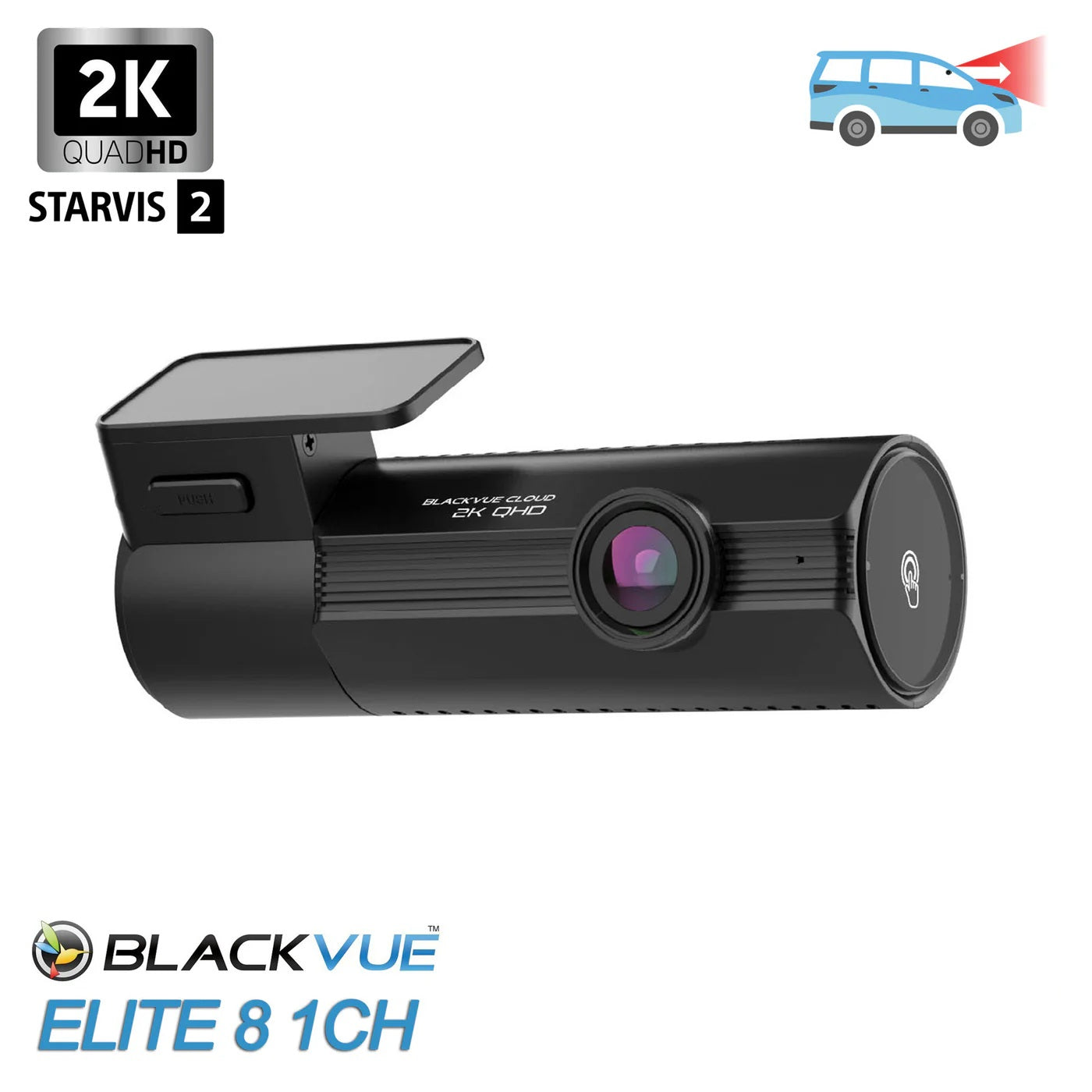 BlackVue ELITE 8-1CH 2K Quad HD Front Facing Dash Camera