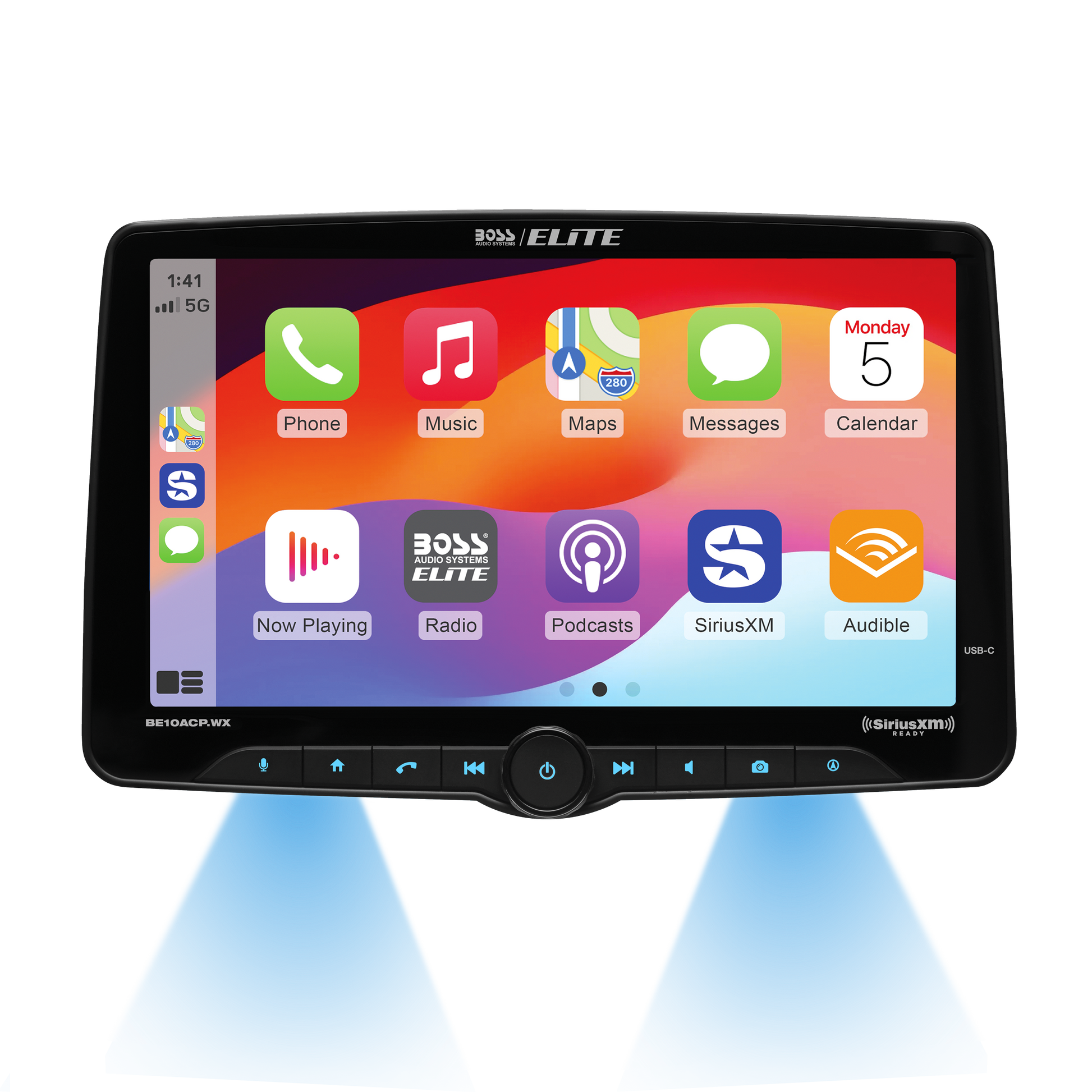 AUTOMOTIVE Elite 10.1-inch Wireless Apple CarPlay Android Auto High-Res Audio Digital Receiver