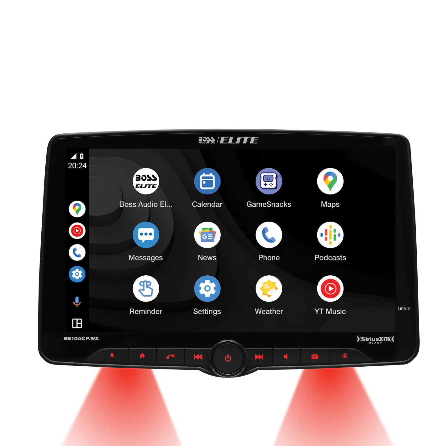 AUTOMOTIVE Elite 10.1-inch Wireless Apple CarPlay Android Auto High-Res Audio Digital Receiver