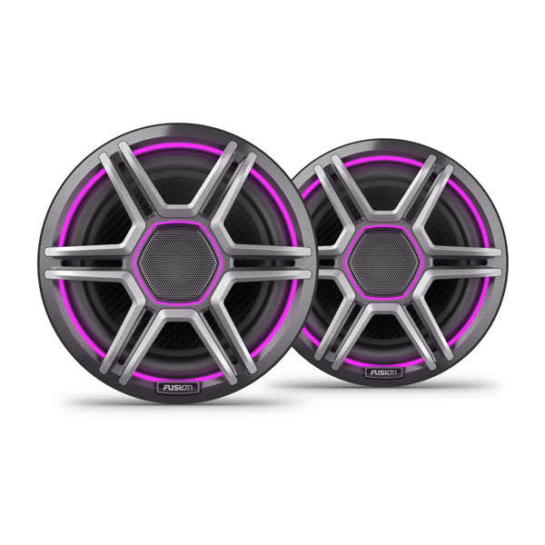 Garmin Fusion Apollo™ 7.7" LED Marine Speakers With Gray Grilles