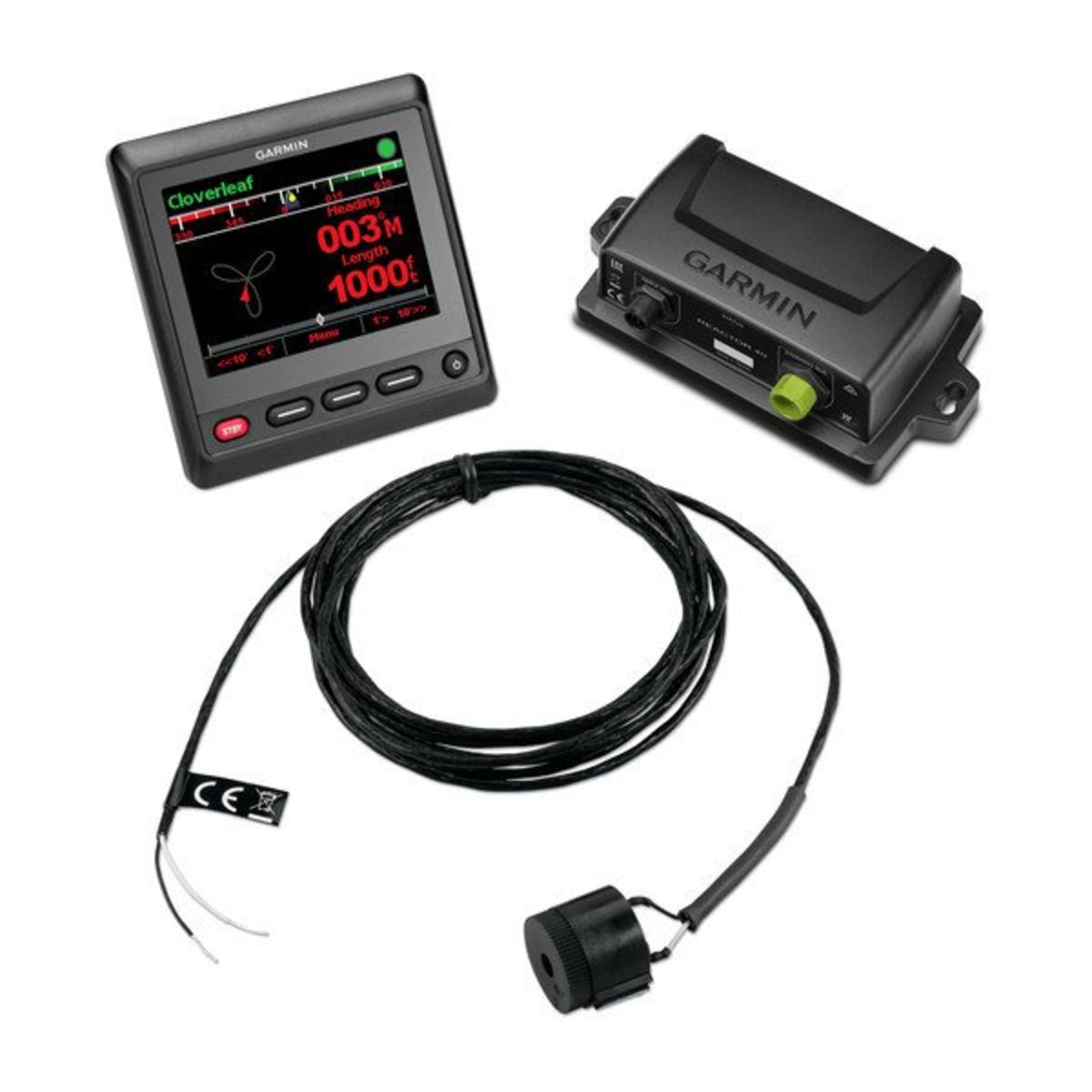 Garmin device with cable and sensor 