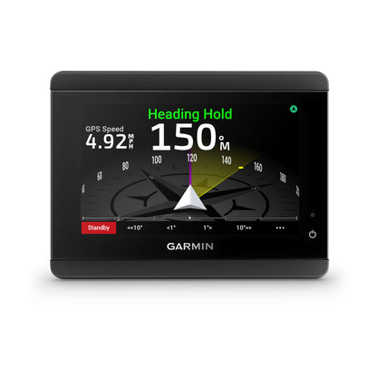 Garmin navigation device displaying heading hold and other information