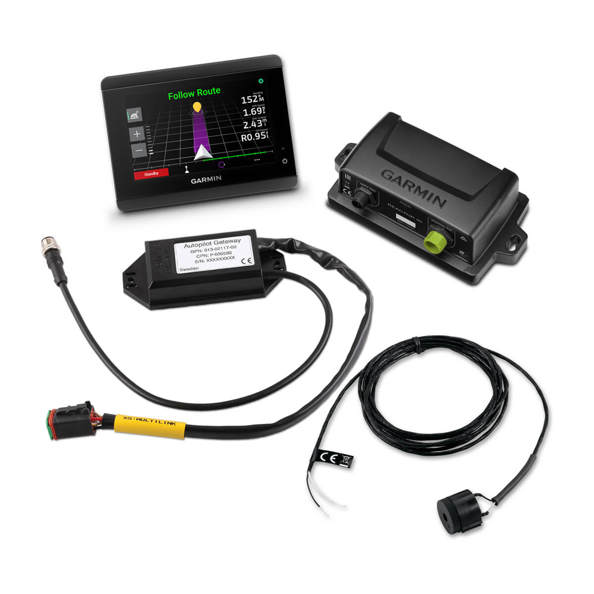 Garmin GPS device with accessories