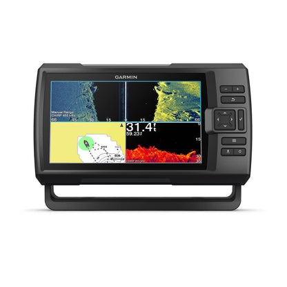  screen displaying sonar data 