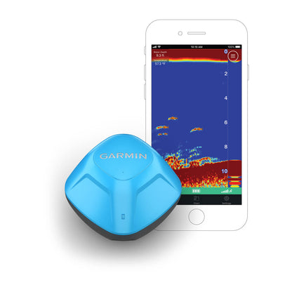 smartphone displaying a fishing app 