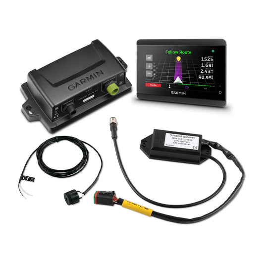 Garmin device with screen and cables