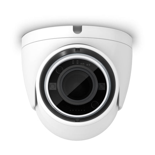 White turret camera (lens with multiple IR LEDs)