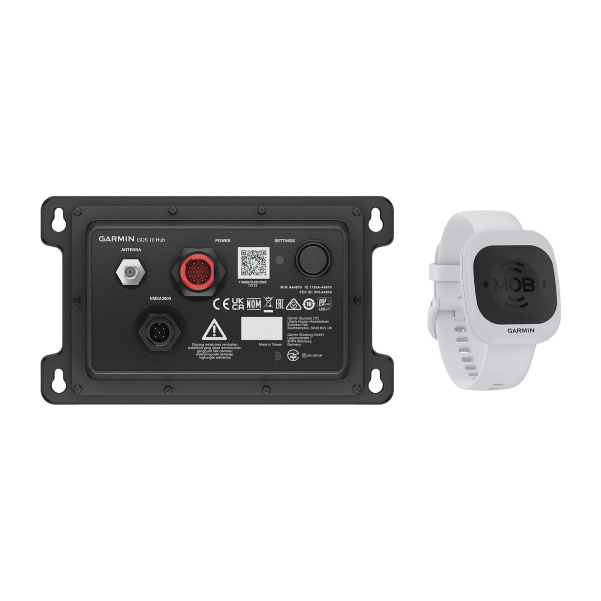 Garmin device and control panel 