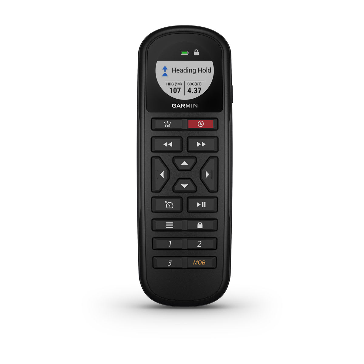 Black Garmin remote control