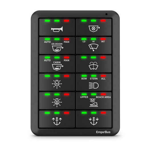 EmpirBus™ SP8 and EmpirBus™ SP12 Switches