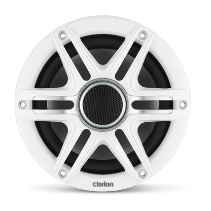 Clarion speaker with white frame